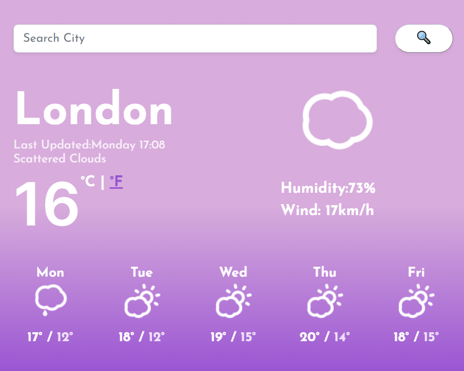 React Weather App